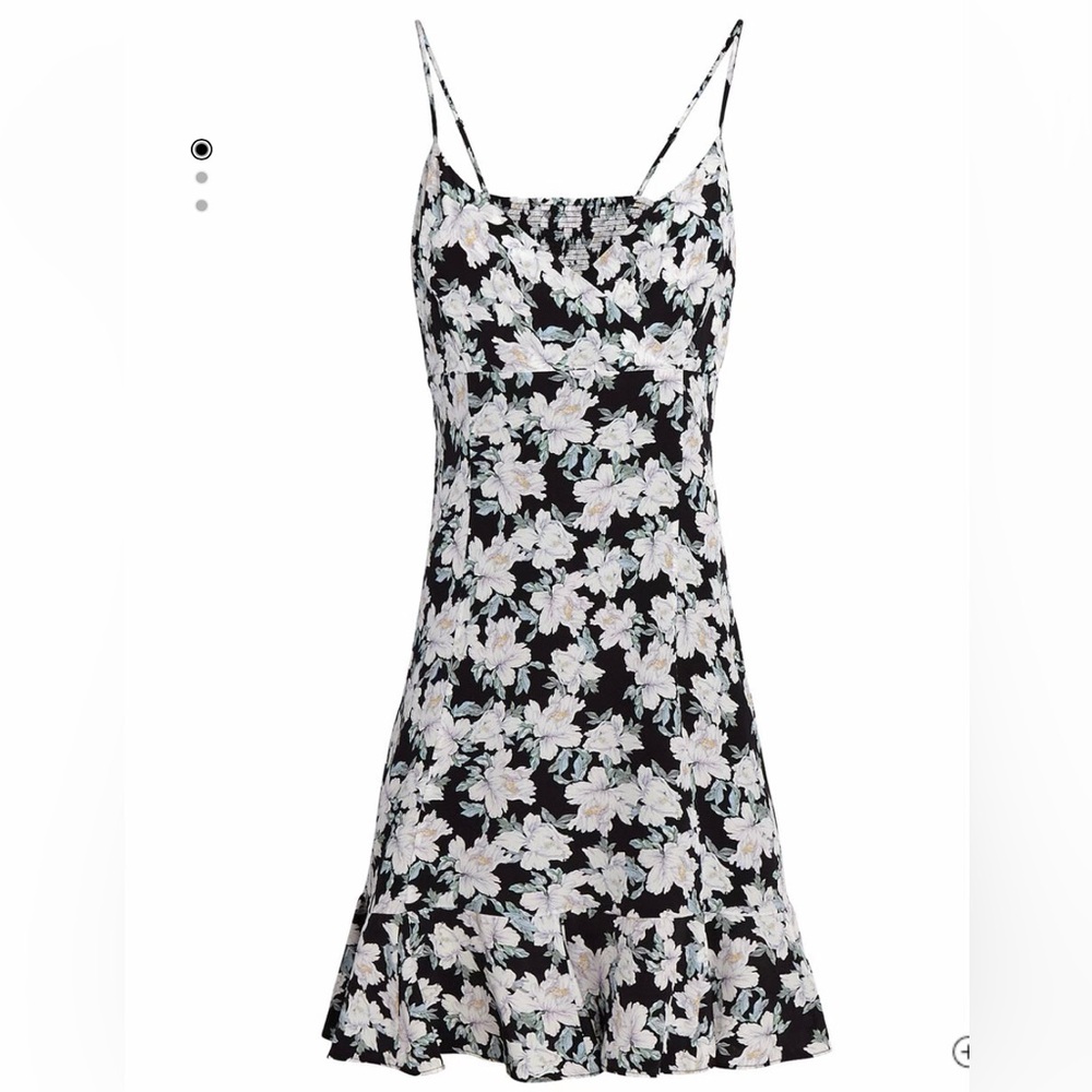 INTERMIX Monique Printed Silk Mini Dress - NWT